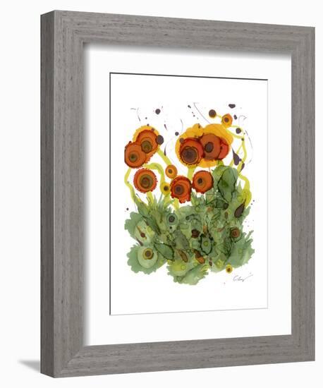 Poppy Whismy VII-Cheryl Baynes-Framed Art Print