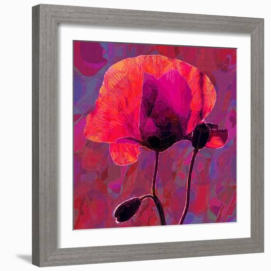 Poppy-Scott J. Davis-Framed Giclee Print