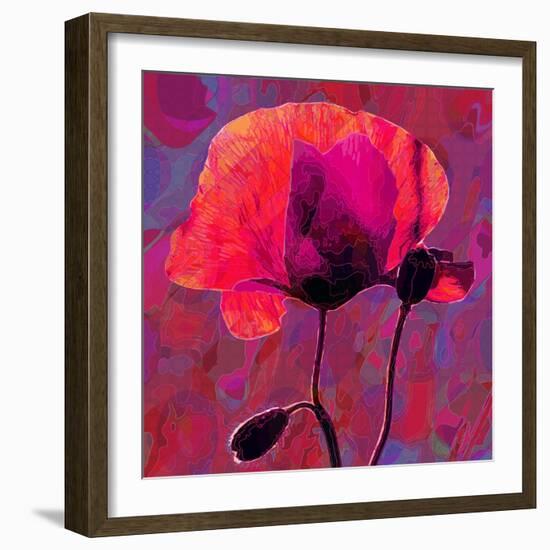 Poppy-Scott J. Davis-Framed Giclee Print