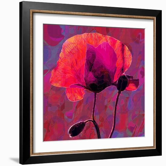 Poppy-Scott J. Davis-Framed Giclee Print