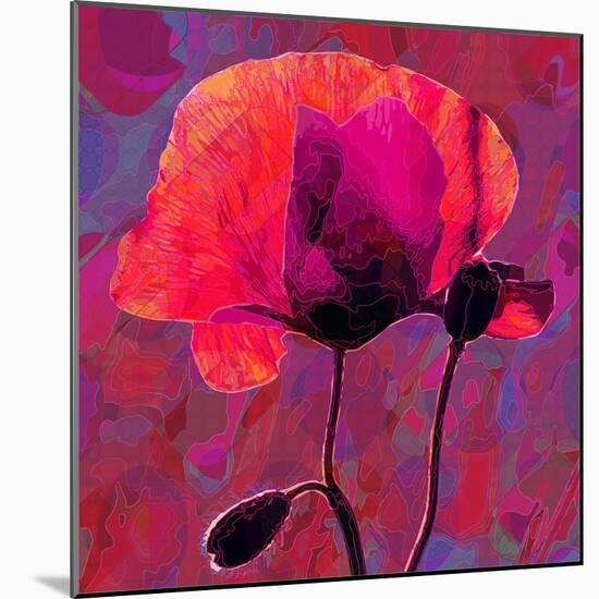 Poppy-Scott J. Davis-Mounted Giclee Print