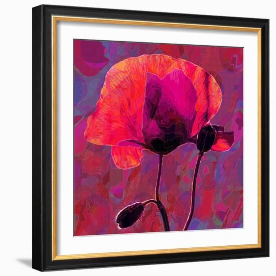 Poppy-Scott J. Davis-Framed Giclee Print