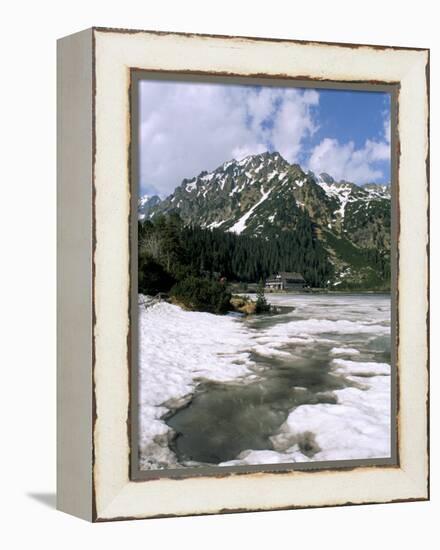 Popradske Pleso (Lake), High Tatra Mountains, Slovakia-Upperhall-Framed Premier Image Canvas