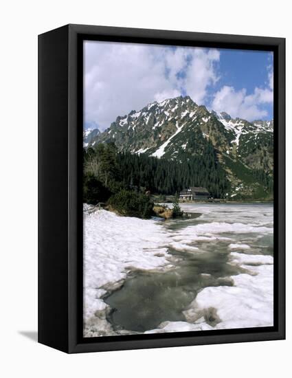 Popradske Pleso (Lake), High Tatra Mountains, Slovakia-Upperhall-Framed Premier Image Canvas