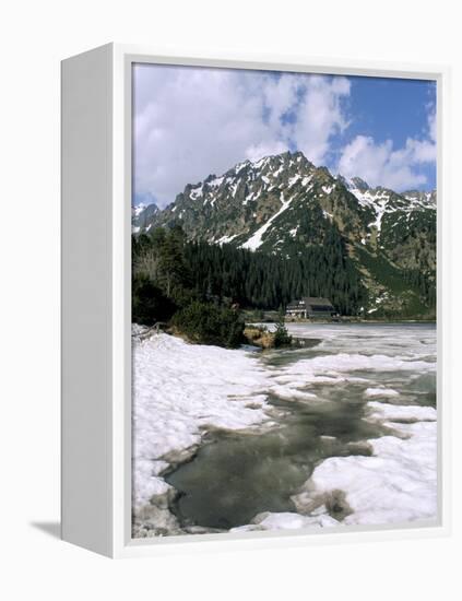 Popradske Pleso (Lake), High Tatra Mountains, Slovakia-Upperhall-Framed Premier Image Canvas