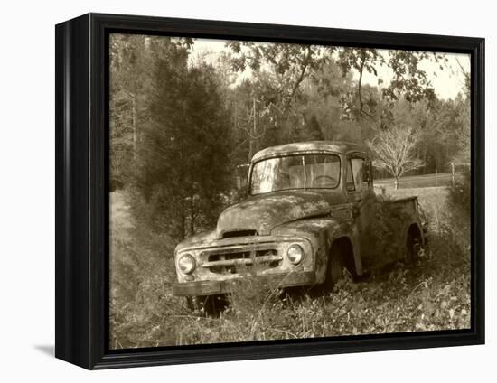 Pops Truck-Herb Dickinson-Framed Premier Image Canvas