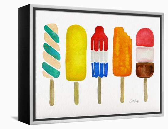 Popsicles-Cat Coquillette-Framed Premier Image Canvas