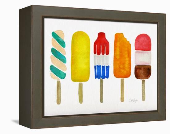 Popsicles-Cat Coquillette-Framed Stretched Canvas