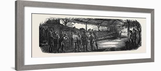 Popular Amusements of Paris: Parisian Bowling Alley-null-Framed Giclee Print