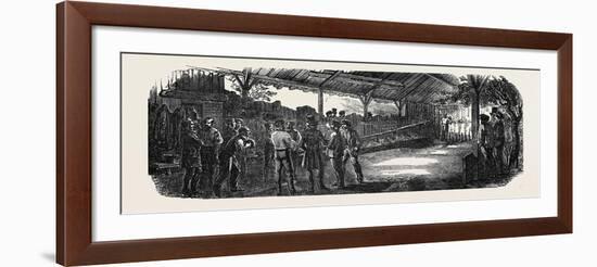 Popular Amusements of Paris: Parisian Bowling Alley-null-Framed Giclee Print