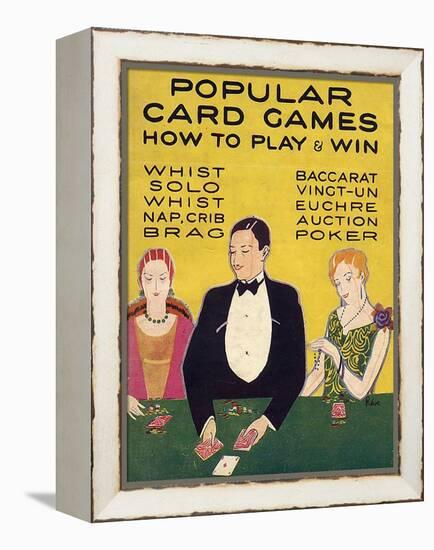 Popular Card Games, UK-null-Framed Premier Image Canvas