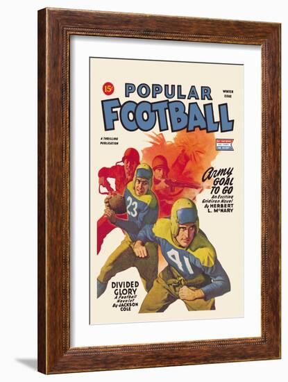 Popular Football-null-Framed Art Print
