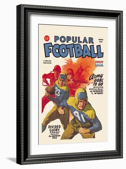 Popular Football-null-Framed Art Print