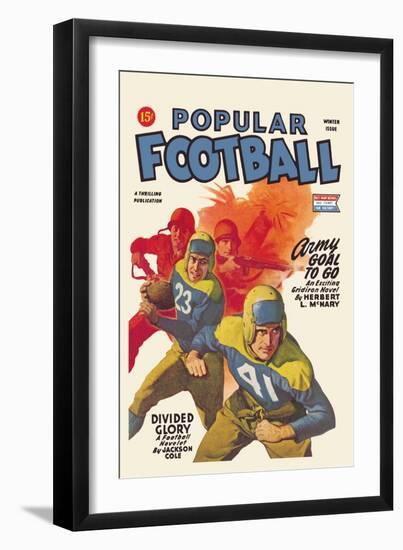 Popular Football-null-Framed Art Print