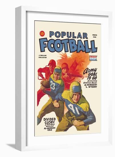 Popular Football-null-Framed Art Print