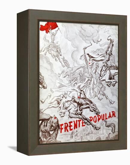 Popular Front Propaganda-null-Framed Premier Image Canvas