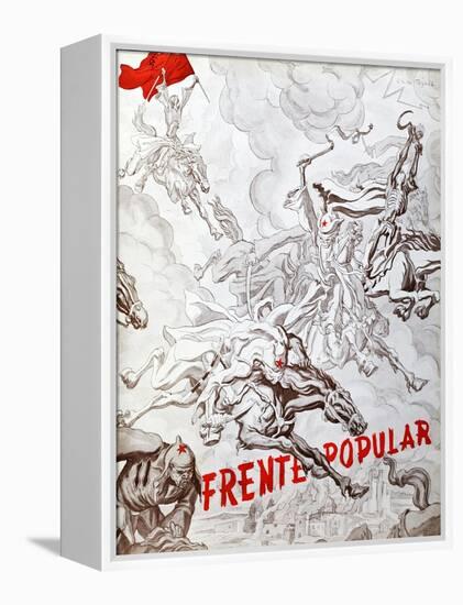 Popular Front Propaganda-null-Framed Premier Image Canvas