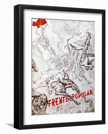 Popular Front Propaganda-null-Framed Giclee Print