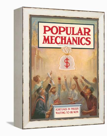 Popular Mechanics, April 1913-null-Framed Stretched Canvas