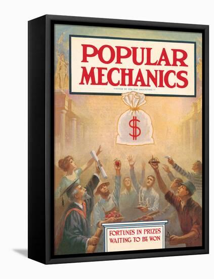 Popular Mechanics, April 1913-null-Framed Stretched Canvas