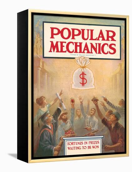 Popular Mechanics, April 1913-null-Framed Stretched Canvas