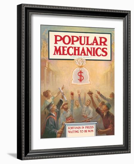 Popular Mechanics, April 1913-null-Framed Art Print