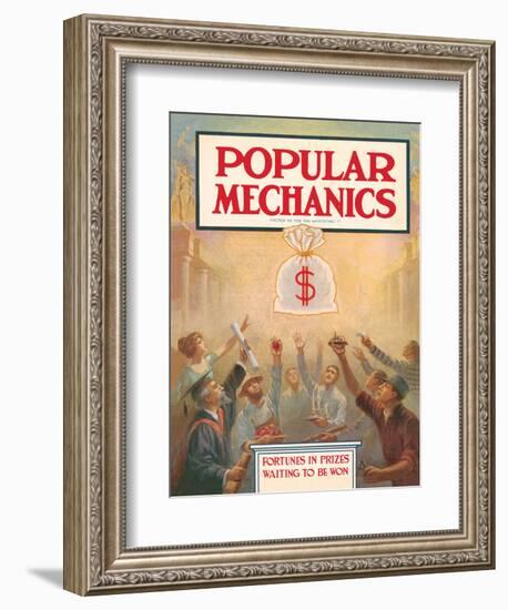 Popular Mechanics, April 1913-null-Framed Art Print