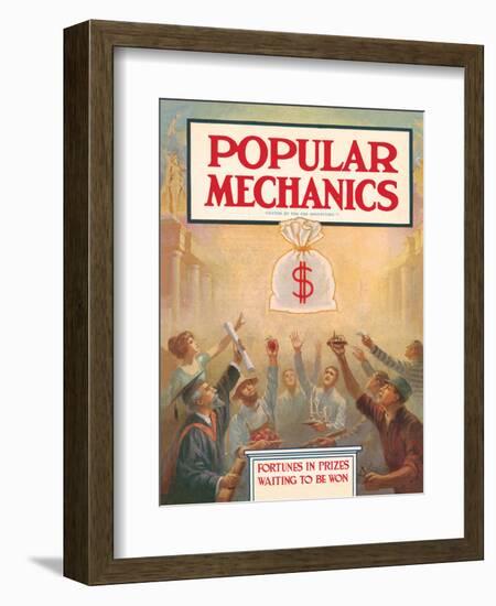 Popular Mechanics, April 1913-null-Framed Art Print