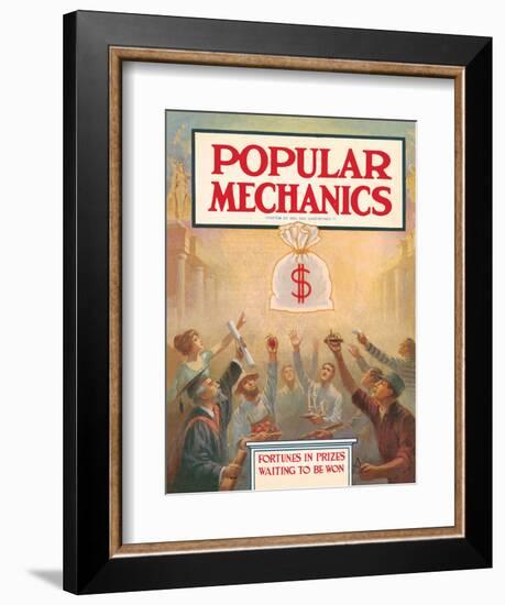 Popular Mechanics, April 1913-null-Framed Art Print