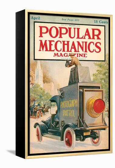 Popular Mechanics, April 1916-null-Framed Stretched Canvas