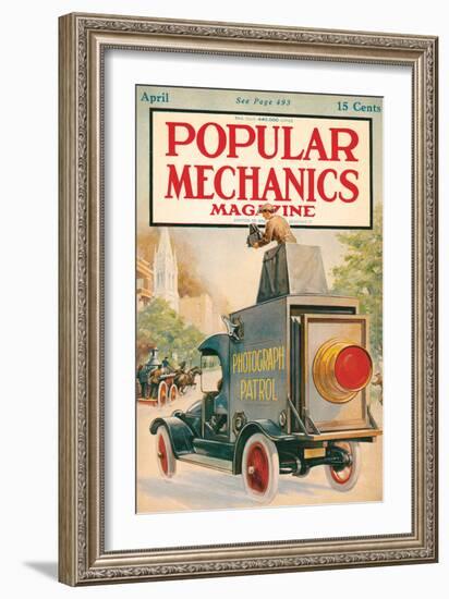 Popular Mechanics, April 1916-null-Framed Art Print