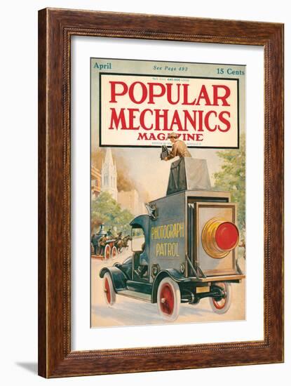 Popular Mechanics, April 1916-null-Framed Art Print