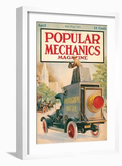 Popular Mechanics, April 1916-null-Framed Art Print