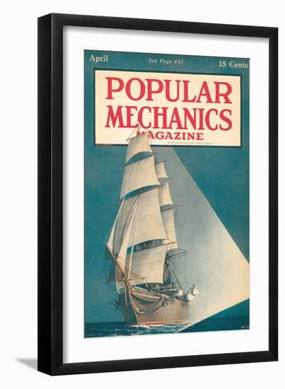 Popular Mechanics, April 1917-null-Framed Premium Giclee Print