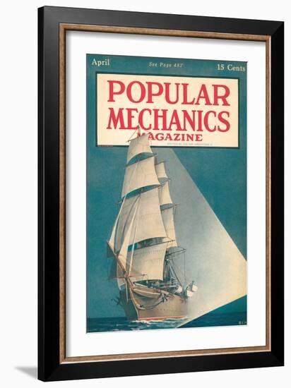 Popular Mechanics, April 1917-null-Framed Art Print