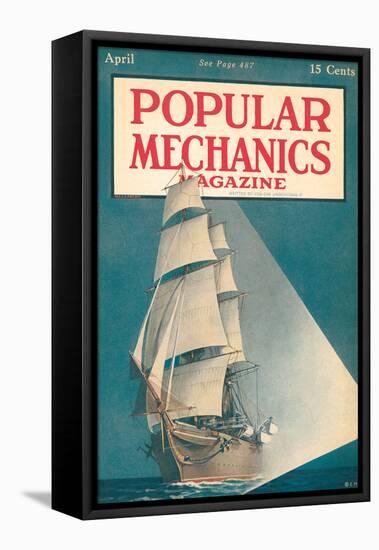 Popular Mechanics, April 1917-null-Framed Stretched Canvas