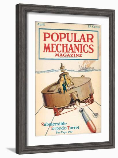 Popular Mechanics, April 1918-null-Framed Art Print