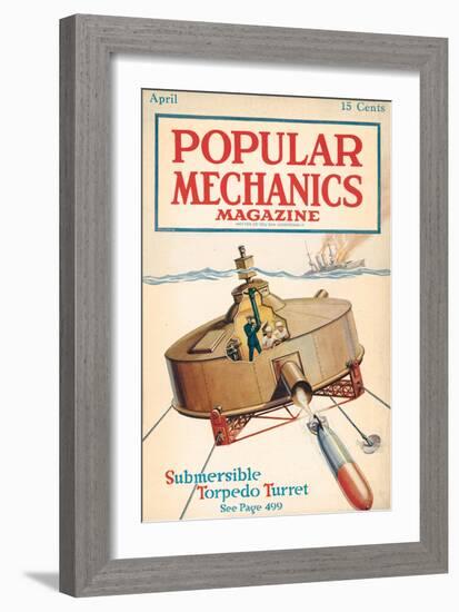 Popular Mechanics, April 1918-null-Framed Art Print