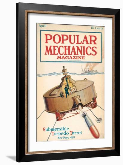 Popular Mechanics, April 1918-null-Framed Art Print