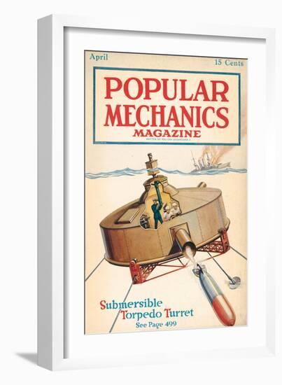 Popular Mechanics, April 1918-null-Framed Art Print