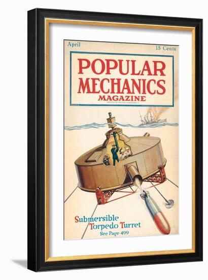 Popular Mechanics, April 1918-null-Framed Art Print