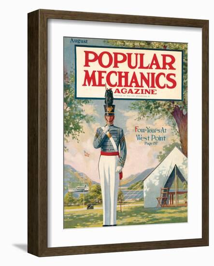 Popular Mechanics, August 1913-null-Framed Art Print