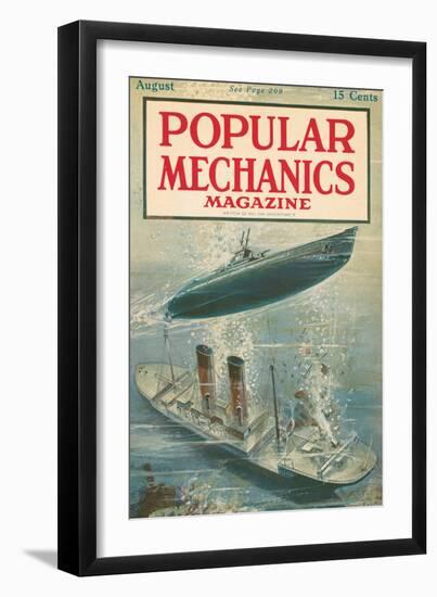 Popular Mechanics, August 1917-null-Framed Art Print