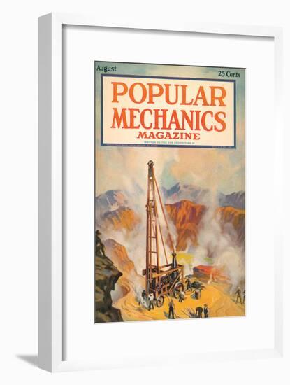 Popular Mechanics, August 1922-null-Framed Art Print