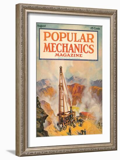 Popular Mechanics, August 1922-null-Framed Art Print