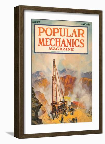 Popular Mechanics, August 1922-null-Framed Art Print