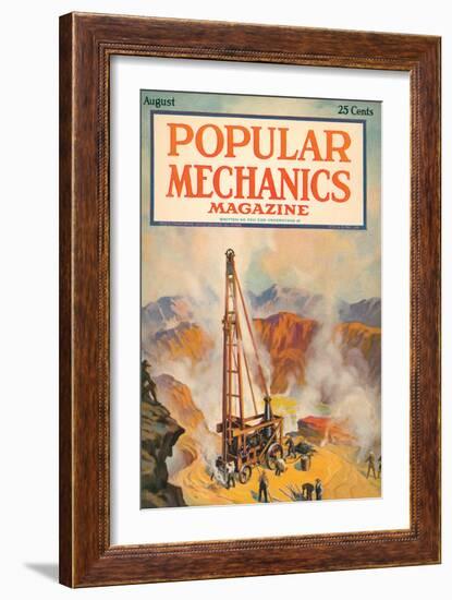 Popular Mechanics, August 1922-null-Framed Art Print