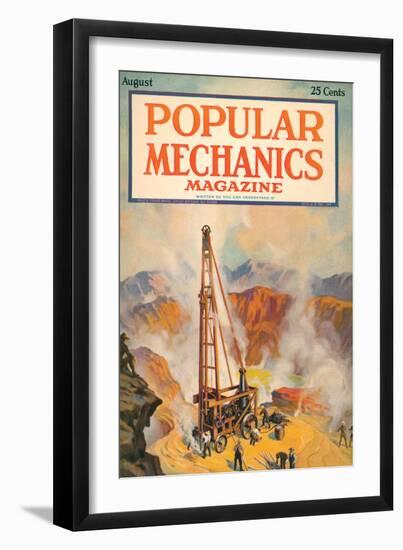 Popular Mechanics, August 1922-null-Framed Art Print