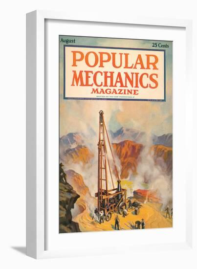 Popular Mechanics, August 1922-null-Framed Art Print