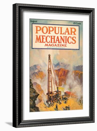 Popular Mechanics, August 1922-null-Framed Art Print